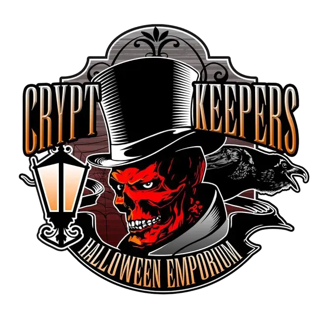 The Crypt Keeper mascot in a top hat